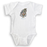 Pink Oyster with Shuck 'em: Dishtowel