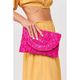 Aegean Straw Clutch
