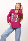 Faith Metallic Italian Sweater