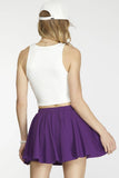 Savannah Game Day Knit Flutter Mini Skirt