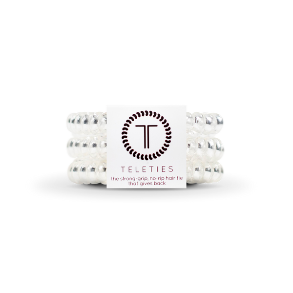 Spiral Hair Coils | Small | Crystal Clear Hair Ties