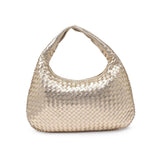 Adela Woven Hobo - Gold