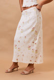 Pretty Little Petals Pointelle Midi Skirt