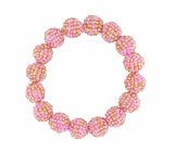 Classic Globe Bracelet - Hibiscus