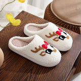 Reindeer Fuzzy Slippers