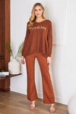 Venti6 Side Zipper Flared Dress Pants