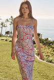Cerys Floral Tirza Maxi Dress- Lavender Multi