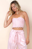 Sayla Chunky Knit Top And Pants Set