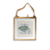 Mardi Gras Oyster: Dishtowel