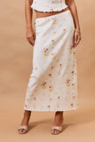 Pretty Little Petals Pointelle Midi Skirt