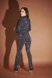 The Boss Rhinestone Pinstripe Blazer