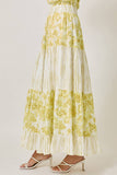 Mystree Mixed Media Long Skirt