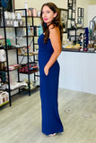 The Maddy Tube Solid Ruched Jumpsuit