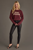 Burgundy & Ivory Wine Season Sweater
