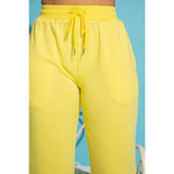 Cropped French Terry Jogger Sweatpants