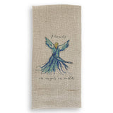 Blue Angel with Friends Are Angels: Dishtowel