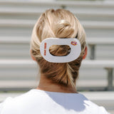 Flat Round Hair Clip | Large | Geaux Tigers!