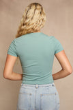Double Lined Short Sleeve Baby Tee