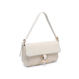 Gloria - Straw Crossbody: Ivory