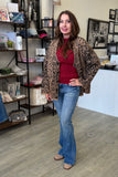 Roxanne Print Cardigan - Leopard