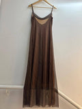 Animal Print Italian Mesh Print Dress