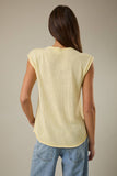 Lemon Glow “Faith” Muscle Sweater Top
