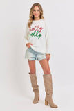 Holly Jolly Holiday Christmas Sweater