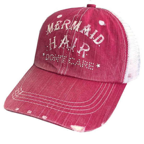 Mermaid Hair Don't Care Trucker Hat