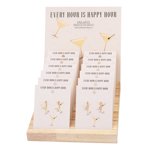 Mini Martini Earring Assortment 