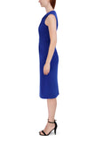 Donna Rocco Knot Neck Midi Dress