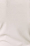 Asymmetric Notch Neck With Gold Ring Top