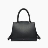 Poppy Bowtie Top Handle Satchel Bag - White