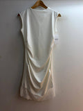 Lace Trimmed Mini Italian Dress