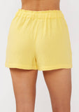 Samantha Drawstring Cotton Shorts with Pockets