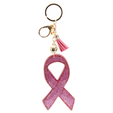 Blingy Breast Cancer Awareness Keychain Bag Charm