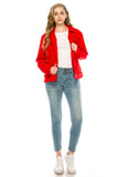 The Way Cotton Twill Jacket - Red