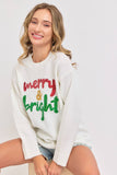 Holly Jolly Holiday Christmas Sweater