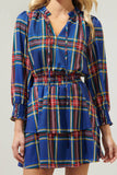 Lakeview Plaid Clifton Ruffle Dress