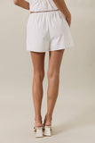 Beaded Vaca Linen Shorts