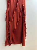 Italian Tiered Ruffled Maxi Dress