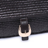 Gloria - Straw Crossbody: Ivory