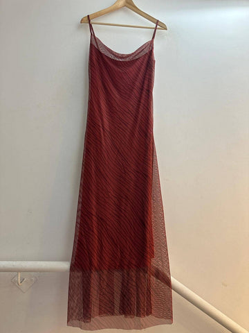 Animal Print Italian Mesh Print Dress
