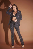 The Boss Rhinestone Pinstripe Pants