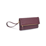 Aria Woven Wristlet Clutch - Oatmilk