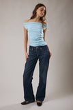 Off the Shoulder Top with Ruching