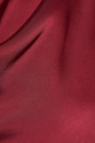 The Selena Scarf Fitted Satin Mini Dress