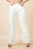 Shine Stretch Wide Denim Pants
