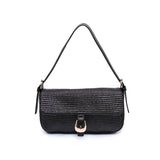 Gloria - Straw Crossbody: Ivory