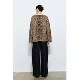 Roxanne Print Cardigan - Leopard