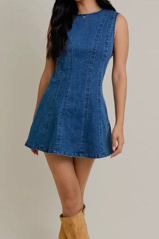 Good Times Dress - Denim
